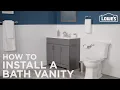 How To Install A Bathroom Vanity