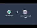 Datameer Semi-Structured Snowflake Data JSON Parsing