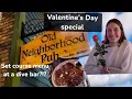 Old neighborhood pub A set course menu for Valentine s Day at a dive bar