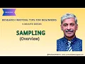 Sampling Explained Research Writing Tips for Beginners 5-Minute Series