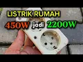 Lagu COLOKAN LISTRIK AJAIB.. !!! Listrik 450Watt mampu menghidupkan BEBAN 1300Watt \