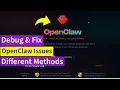 OpenClaw How to Debug Fix Issues Different Methods ClawdBot MoltBot