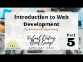 Introduction to Web Development-Part 5