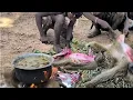 Lagu Heartwarming Hadzabe Mother’s Care ❤️ Real Africa Daily Life#villagecooking