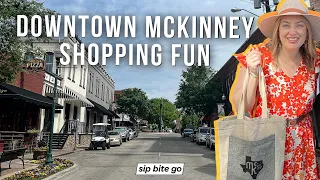 Where to Go Shopping in Historic Downtown McKinney Texas