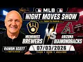 Brewers vs Diamondbacks MLB Betting Odds Picks 26 Night Moves Show