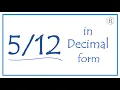 as a Decimal