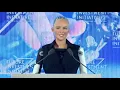 Lagu Robot Sophia speaks at Saudi Arabia's Future Investment Initiative