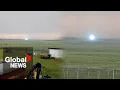 What is ball lightning Rare weather phenomenon caught on camera in Alberta