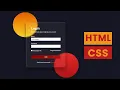 How to make glassmorphism login page HTML CSS Tutorials