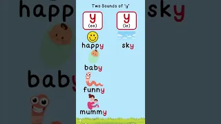 Two Sounds of y ie and ee