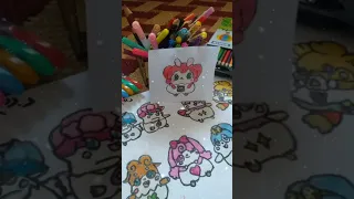 رسم مشيرة من انمي الكوكو تاما 