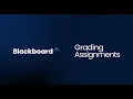 Grading Assignments in Blackboard