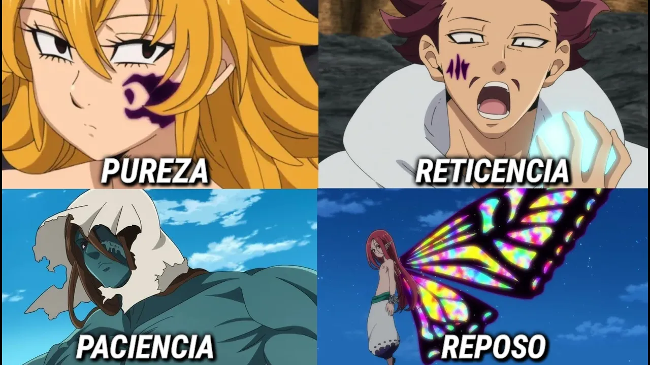 (OFICIAL) Todas Las Maldiciones de los 10 Mandamientos | Nanatsu No Taizai