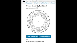 How to use the online Caesar Cipher Wheel to encrypt and decrypt messages