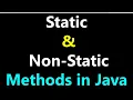 Static Non-Static Methods in Java ICSE Class 10th Computer Application