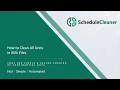 How to Clean All Units in XML Project Files