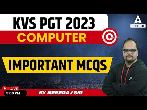 Download MP3 KVS 2023 Preparation | KVS PGT Computer Science | Important MCQs | Part -1 | By Neeraj Sharma