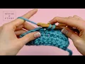 HOW TO DECREASE A STITCH USING DC2TOG UK TERMINOLOGY - CROCHET TUTORIAL