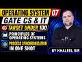 Operating System 07 Principles of Operating System Process Synchronization in One Shot