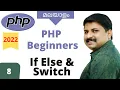 PHP Malayalam Tutorial - If Else Switch