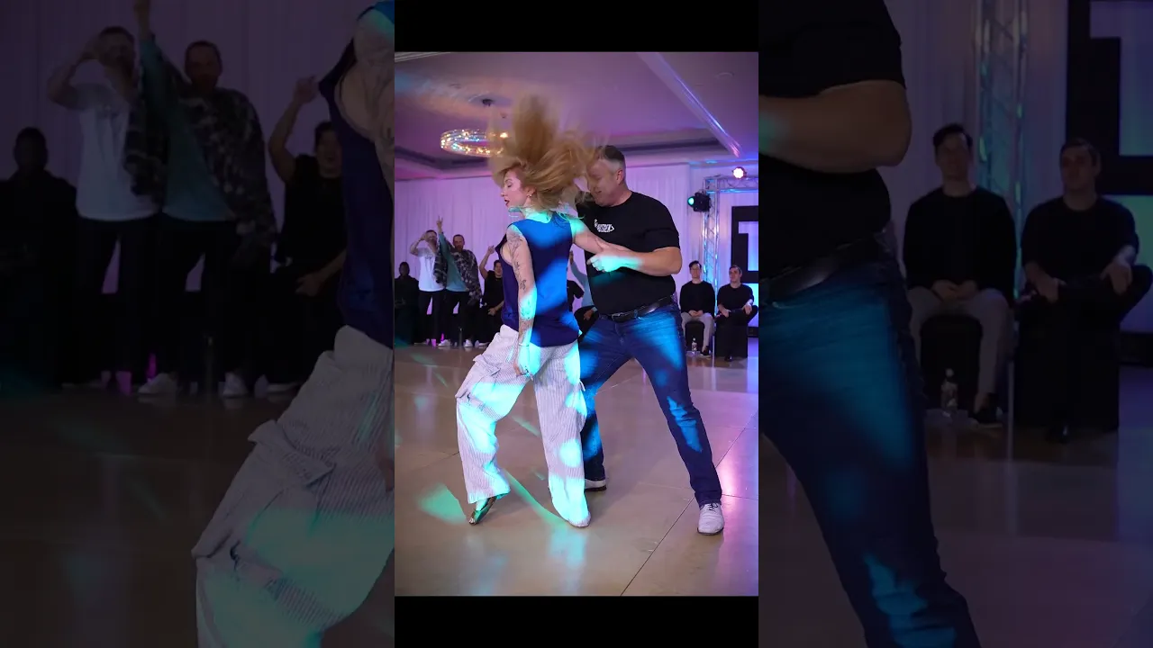 West Coast Swing Larisa Tingle Improv with Kyle Redd #dance #dancing #countryswingdancing