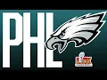 Philadelphia Eagles 2025 NFC CHAMPIONS 1 HR LOGO LOOP WALLPAPER BACKGROUND NO SOUND