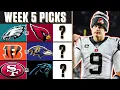 NFL Week 5 Betting EXPERT Picks for SUNDAY NIGHT FOOTBALL MORE CBS Sports