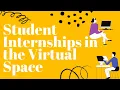 Student Internships in the Virtual Space Part I