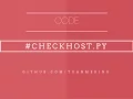 Code python check host status host simple