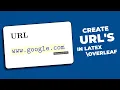 How to create Clickable Urls in Latex Overleaf