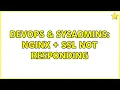 DevOps SysAdmins Nginx ssl not responding