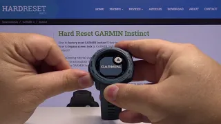 How to Activate Service Mode in GARMIN Instinct - Quick Access