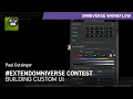 How to Build Custom UI in Omniverse Code Contest
