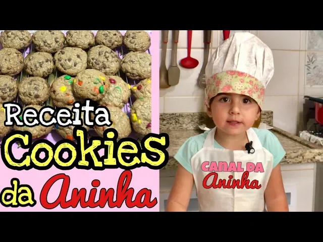 RECEITA DE COOKIES SUPER FÁCIL PARA CRIANÇAS CANAL DA ANINHA