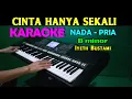 Download Lagu CINTA HANYA SEKALI - Iyeth Bustami | KARAOKE Nada Pria, HD
