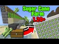 How to Make Easy Automatic Sugar Cane Farm Minecraft 1 20 Java Bedrock Edition