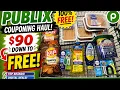 PUBLIX COUPONING HAUL DOWN 90 TO FREE