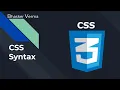 CSS Tutorial for beginners in Hindi CSS Syntax