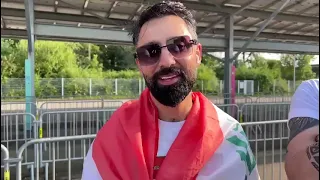 جانب من لقاءنا في احدى القنوات الاعلامية العراقية في ليون الفرنسية 🇫🇷