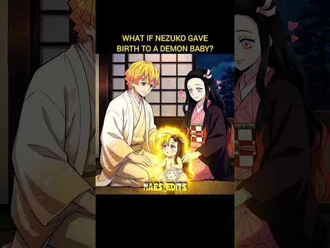 Nezuko’s Baby Changes Everything who knows? #demonslayer #anime #kimetsunoyaiba #tanjiro #nezuko