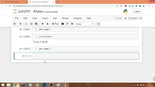 Dynamic Array Implementation in Python Part 8 Pop and Clear