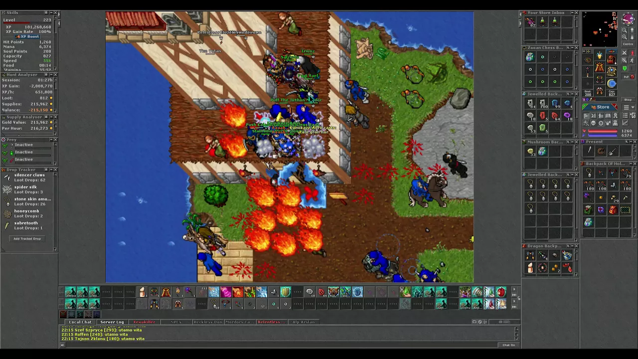 $Tibia-Tortura$ if you attack me ...