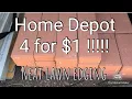 Home Depot Bricks 4 for 1 Neat easy install for lawn edging