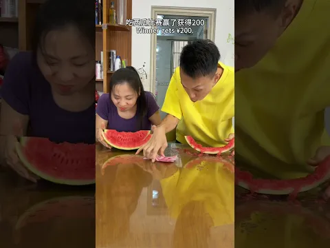 I can’t believe I cheated and still lost the watermelon contest