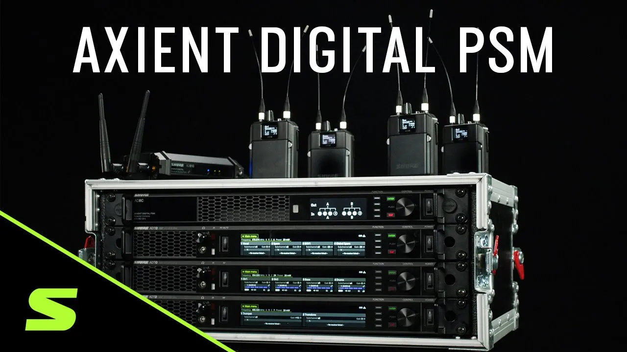 Shure ADTD Axient Digital PSM Wireless Dual Transmitter with DC
