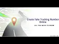 The Process - Create Fake Tracking Number Online Geekzowns
