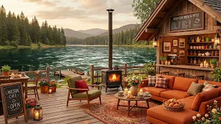Golden Hour Jazz ✨ Warm Coffee Shop Music for Evening Calm