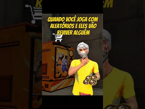 QUANDO JOGO COM ALEATΓRIO π #freefire #ff