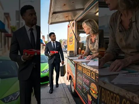 kindness driver 🚗 instant life‑changing kindness for food truck #kindness #foodtruck #shorts